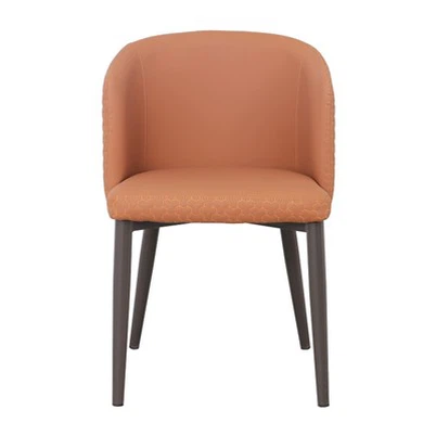 Metalna trpezarijska stolica od umjetne kože