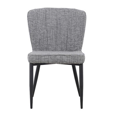 Jednostavna siva rešetkasta stolica